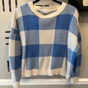 VICI Blue Plaid Sweater